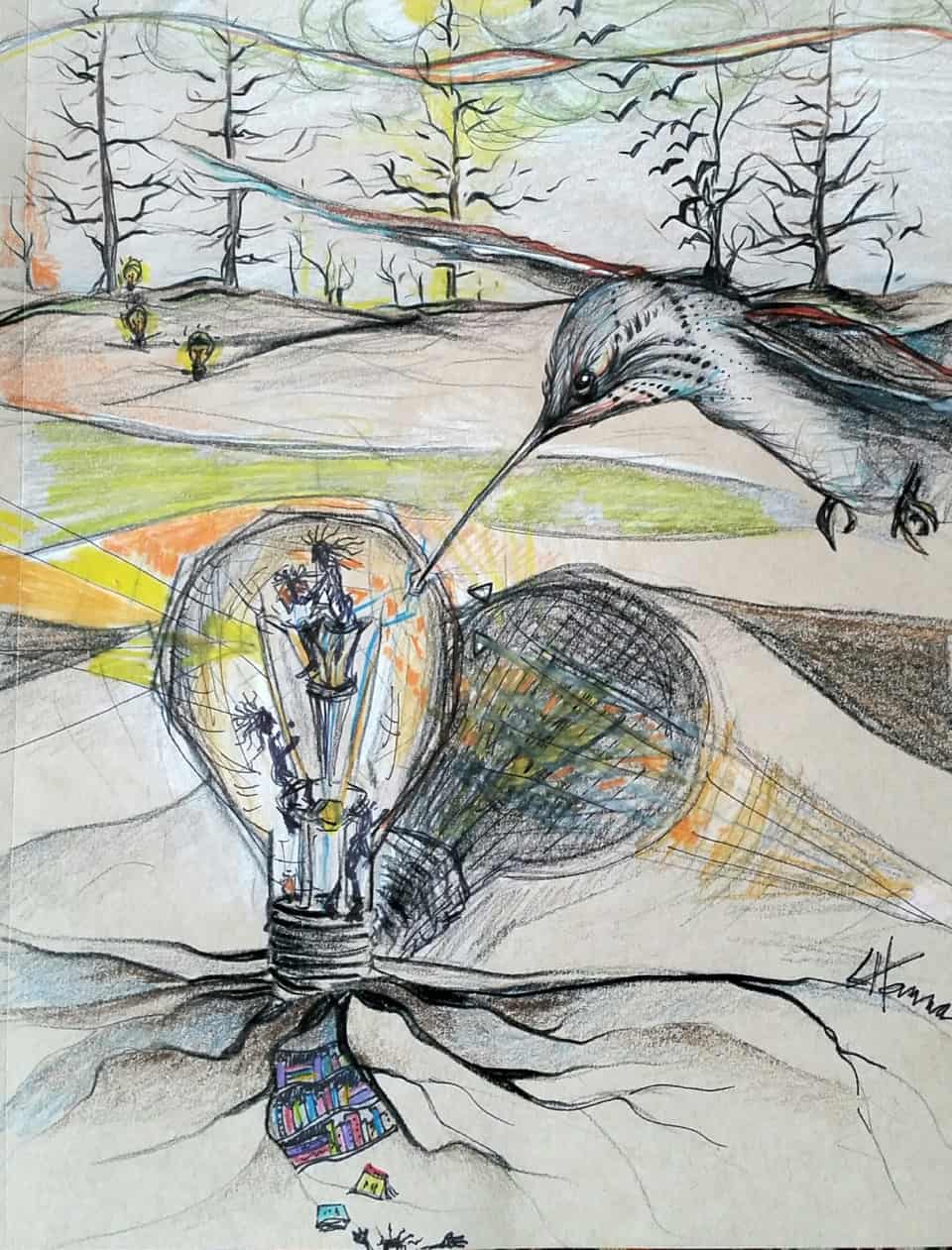 I am a bird - by Leesa Hanna