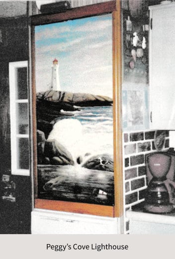 Painting of Peggy’s Cove Lighthouse