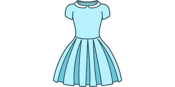 Light blue dress