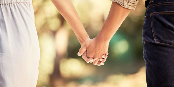 “Git Down” Abie Man and woman holding hands