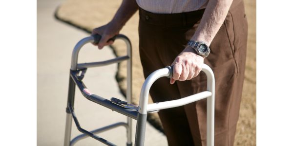 Man with walker