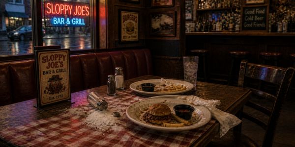 Empty Table at Sloppy Joe’s