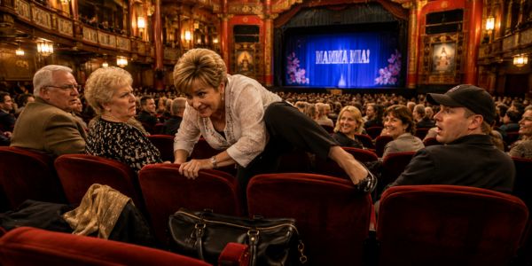 Mischievous theater moment during Mamma Mia