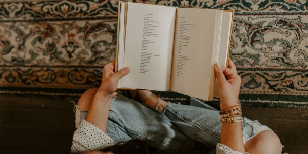 Someone reading Poetry