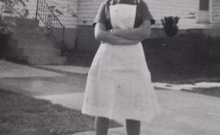 Barbara Tiessen in uniform