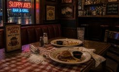 Empty Table at Sloppy Joe’s