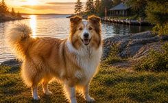 Riley at the Cottage – Golden Hour Memory