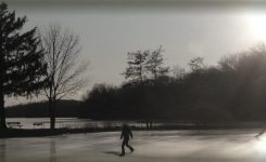 Skating on the Frozen Lake