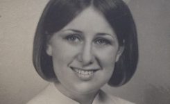 The author on Graduation Day