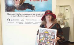 sandra daradics at kelowna heritage museum